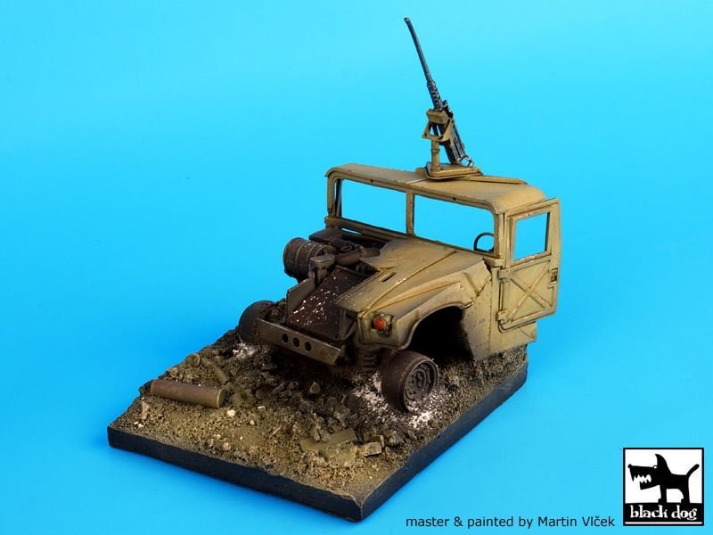 Black Dog D35018 Destroyed Humvee base 1/35 – Bild 5