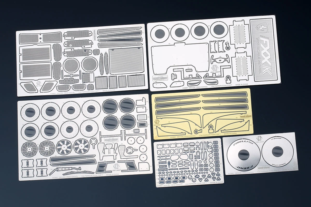 Hobby Design HD02-0343 Ferrari FXX K - Detail Up Set for Tamiya 24343 1/24 – image 2