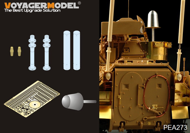 Maquette Voyager PEA273 Véhicule de combat d&amp;#39;infanterie américain moderne M2A2 ODS AD pièces détachées 1 (pour TAMIYA 35264) 1/35
