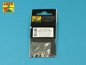 Aber 72L-69 Light additional armament for Soviet tank JS-7 1/72 – obrázek 9
