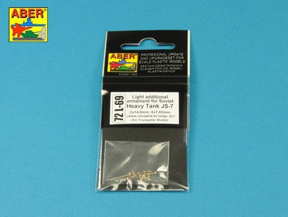 Aber 72L-69 Light additional armament for Soviet tank JS-7 1/72 – obrázek 9