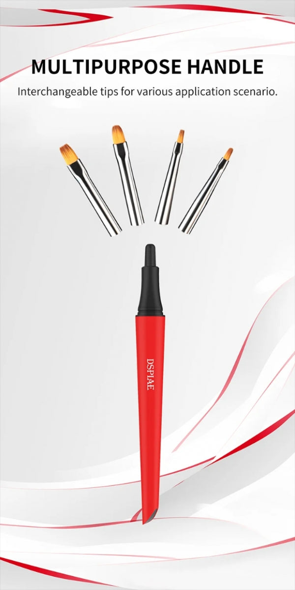 DSPIAE PT-FB Phoenix Plume Interchangeable Fine Detailing Brush Handle / Phoenix Plume Interchangeable Fine Detailing Brush Handle – imagen 7