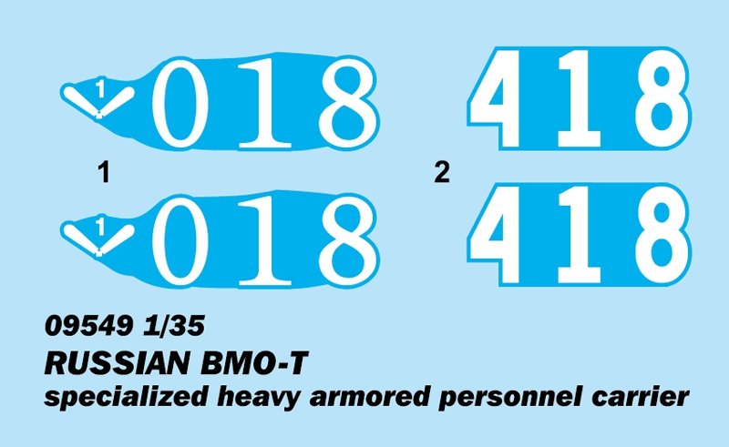 Trumpeter 09549 Russian BMO-T specialized heavy armored personnel carrier 1/35 – image 11