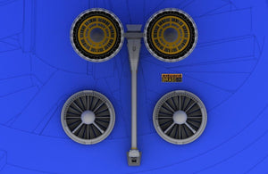 Eduard 632008 F-4 exhaust nozzles USAF early 1/32 (Tamiya) – image 4