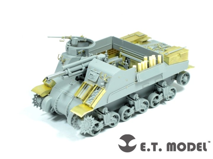 ET Model E35-052 WWII US M7 Priest Mid Production (For DRAGON 6637) (1/35) – obrázek 2