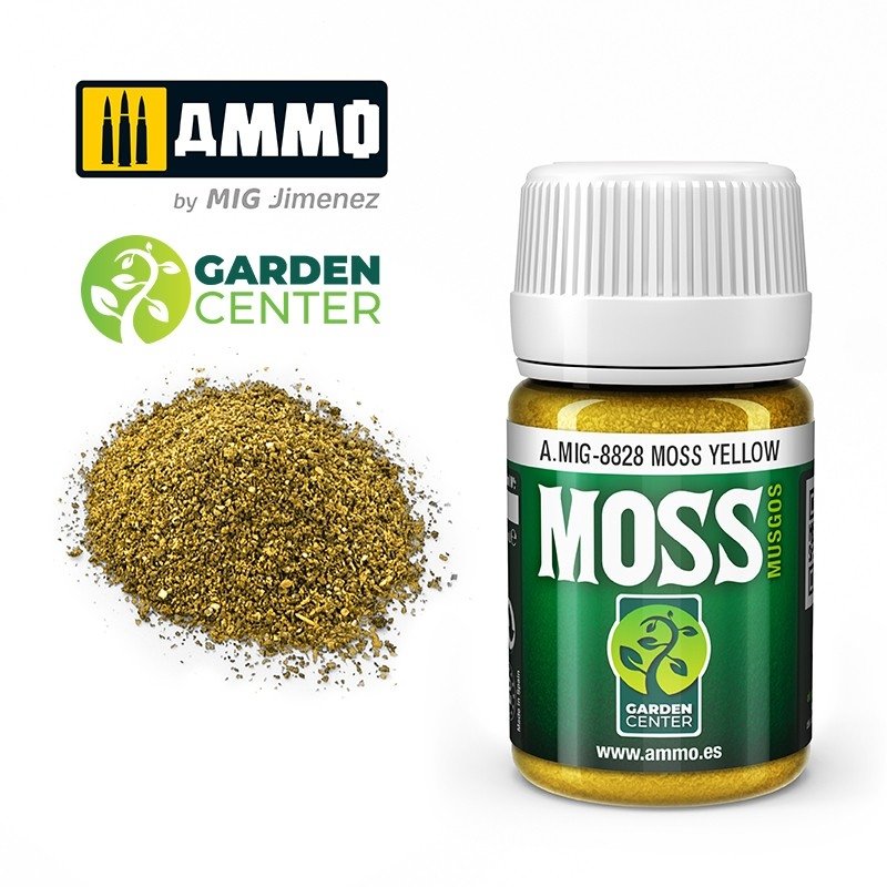 Munitions Mig Jimenez 8828 MOSS Jaune 35 ml