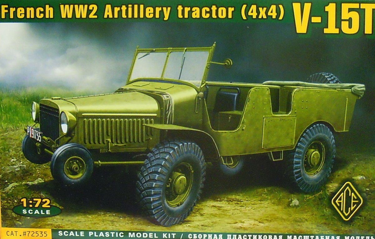 ACE 72535 French WW2 Artillery tractor (4x4) V15T 1/72