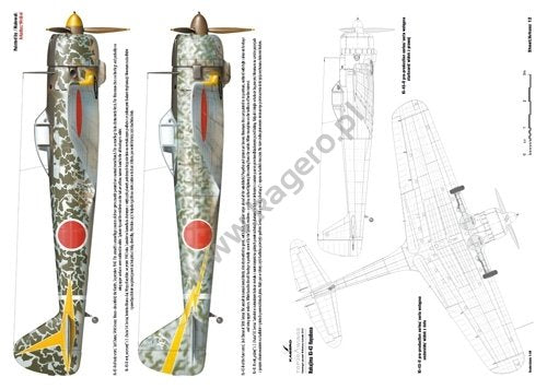 Kagero 7027 Nakajima Ki-43 Hayabusa. Modèles Ki-43-I/Ki-43-II/Ki-43-III FR/PL – image 3