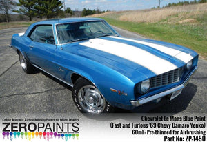 Zero Paints ZP-1450 Chevrolet Le Mans Blue Paint 60ml (Fast and Furious &amp;#39;69 Chevy Camaro Yenko) – image 2