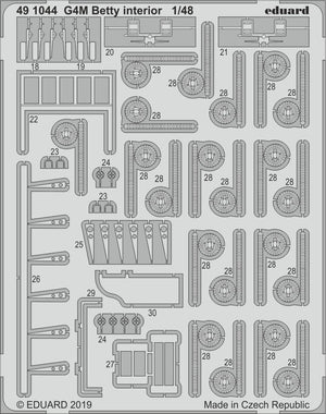 Eduard 491044 G4M Betty interior 1/48 TAMIYA – immagine 2