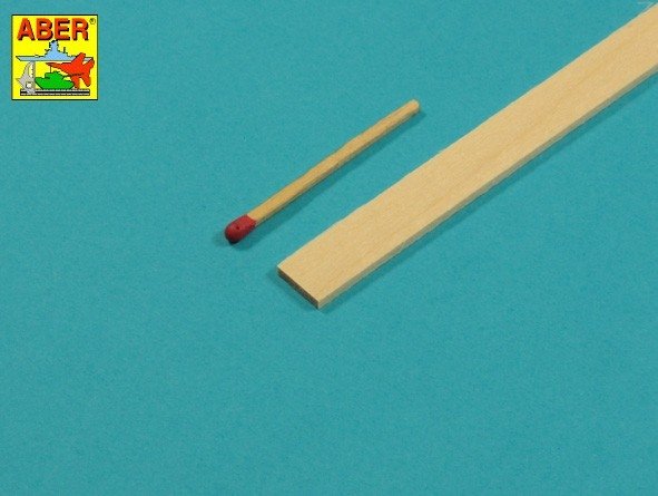 Aber WL 2x10 Linden Wooden Strips 2 x 10 x 245mm x 7 pcs – Bild 2