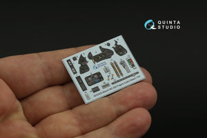 Quinta Studio QD32202 Macchi MC.202 Folgore Late 3D-Printed &amp;amp; colored Interior on decal paper (Italeri) 1/32 – Bild 8