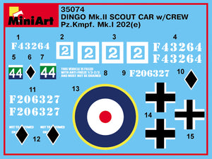 MiniArt 35074 DINGO Mk.II SCOUT CAR w/CREW 1/35 – obrázek 19