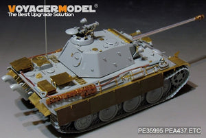 Voyager Model PEA437 WWII German Panther G/Jagdpanther G2 AntiAircraft Armor Patten1 (GP) 1/35 – obrázek 4