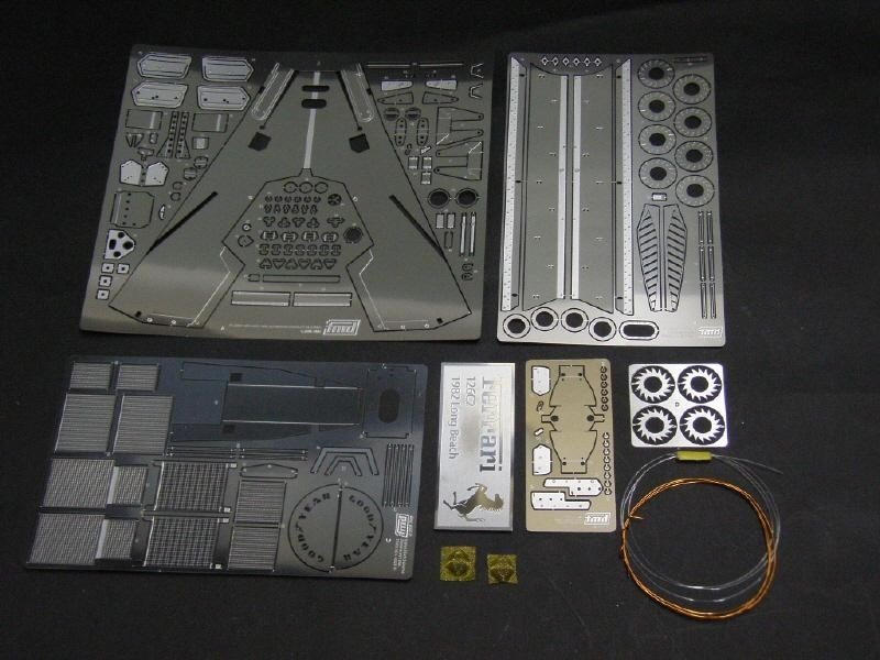 KA Models FE-20004 FERRARI 126C2 (LONG BEACH) PERFECT PARTS SET Fujimi 1/20 – image 3