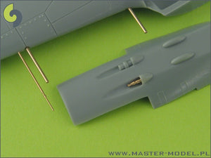 Master AM-72-013 Fw 190 A6 armament set (MG 17, MG 151 barrel tips) &amp;amp; Pitot Tube – obrázek 2