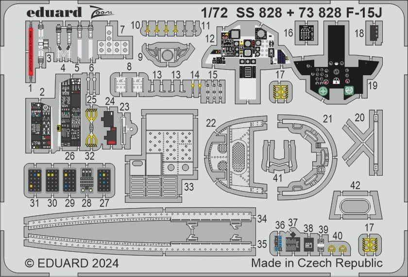 Eduard SS828 F-15J FINE MOLDS 1/72