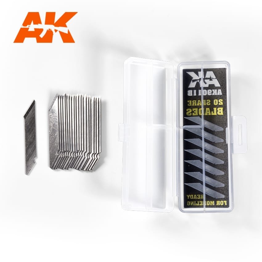 AK Interactive AK9011B CUTTER 20 SPARE BLADES – Bild 3