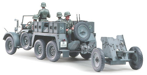Tamiya 35259 Krupp Protze 1 Ton (6x4) Kfz.69 Towing Truck w/3.7cm Pak 1/35 – Bild 2