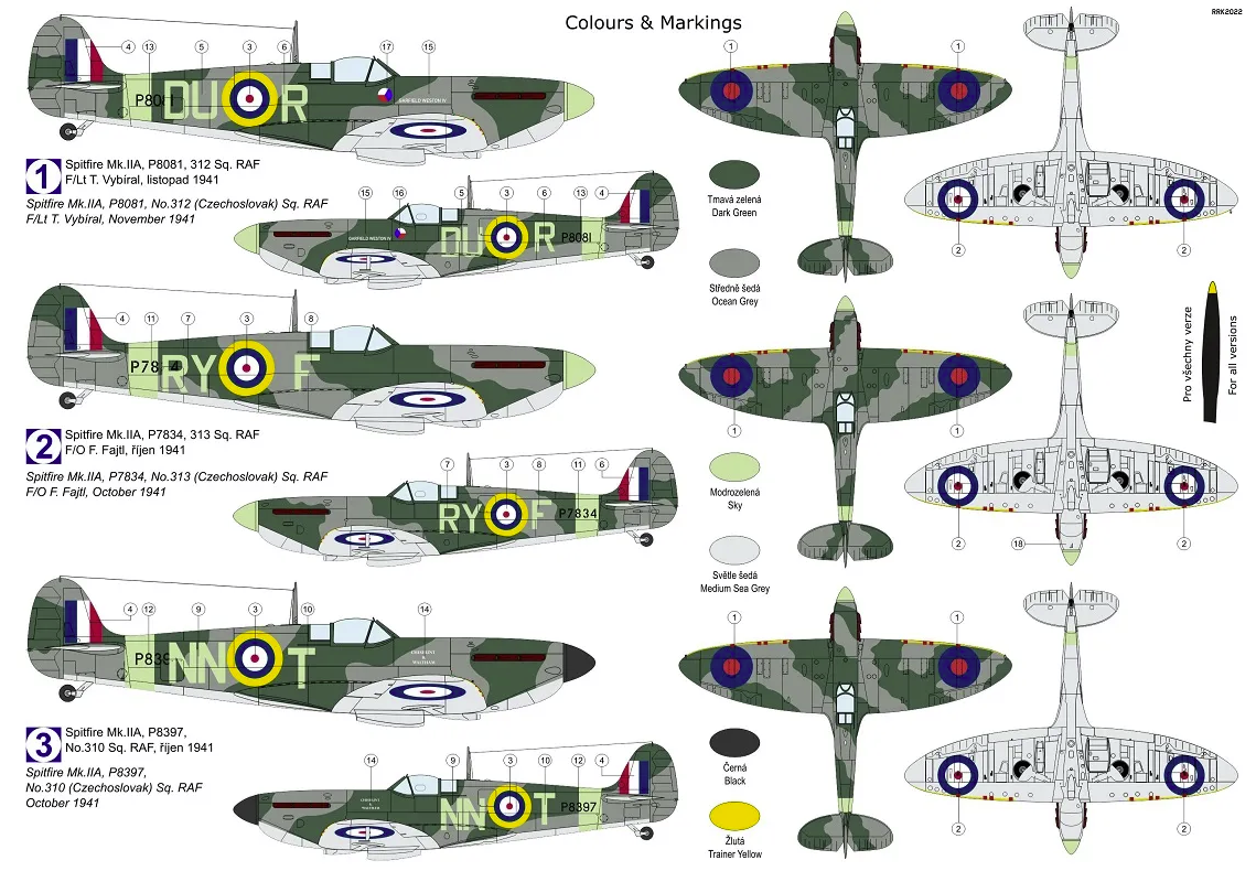 Kovozavody Prostejov KPM0304 Spitfire Mk.IIa “Far from Home” 1/72 – obrázek 2