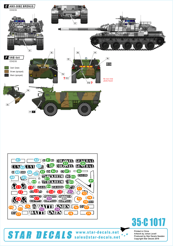 Star Decals 35-C1017 FORAD training center 1/35 – image 2