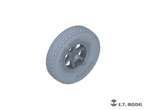 ET Model P35-134 WWII German Sd.Kfz.7(8t) Sagged Front Wheels &amp;amp; Spare Wheel Type.3 for Dragon / Trumpeter kit 1/35 – Bild 2