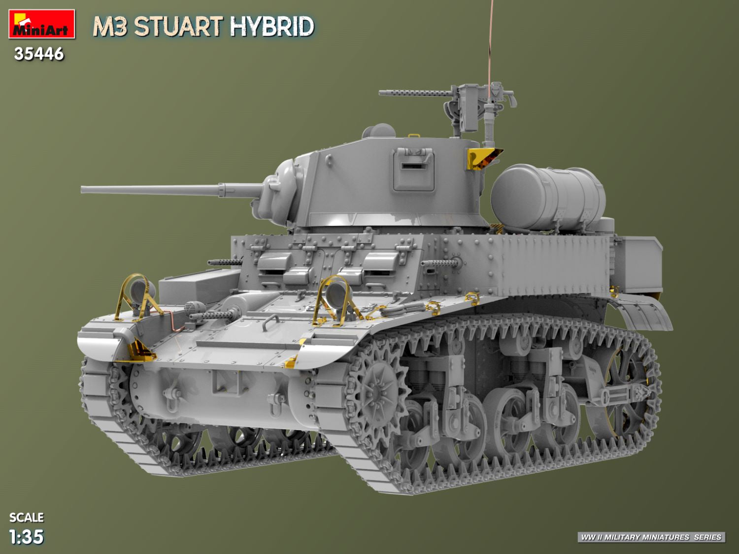 MiniArt 35446 M3 Stuart Hybrid 1/35 – obrázek 3