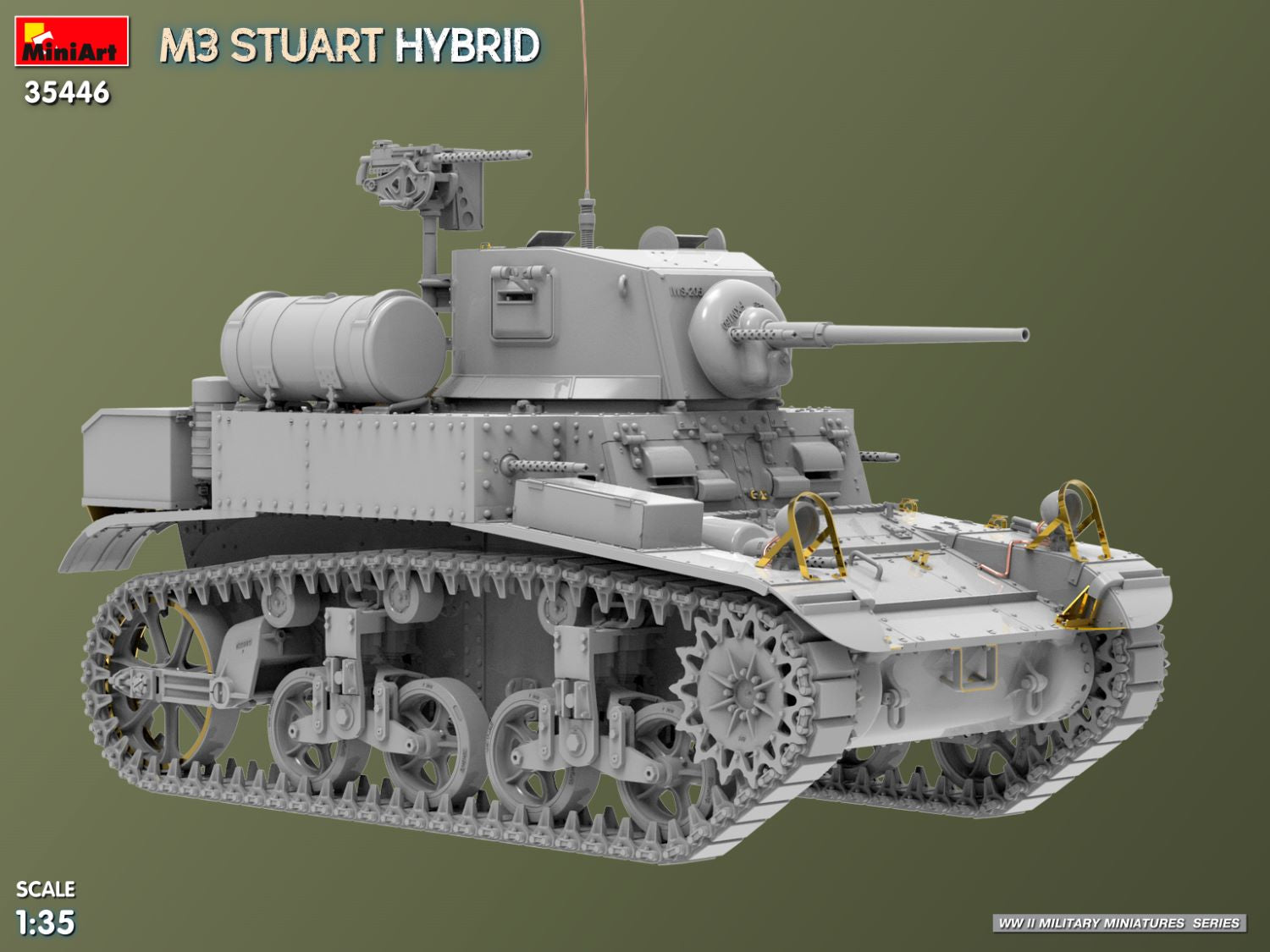 MiniArt 35446 M3 Stuart Hybrid 1/35 – obrázek 4