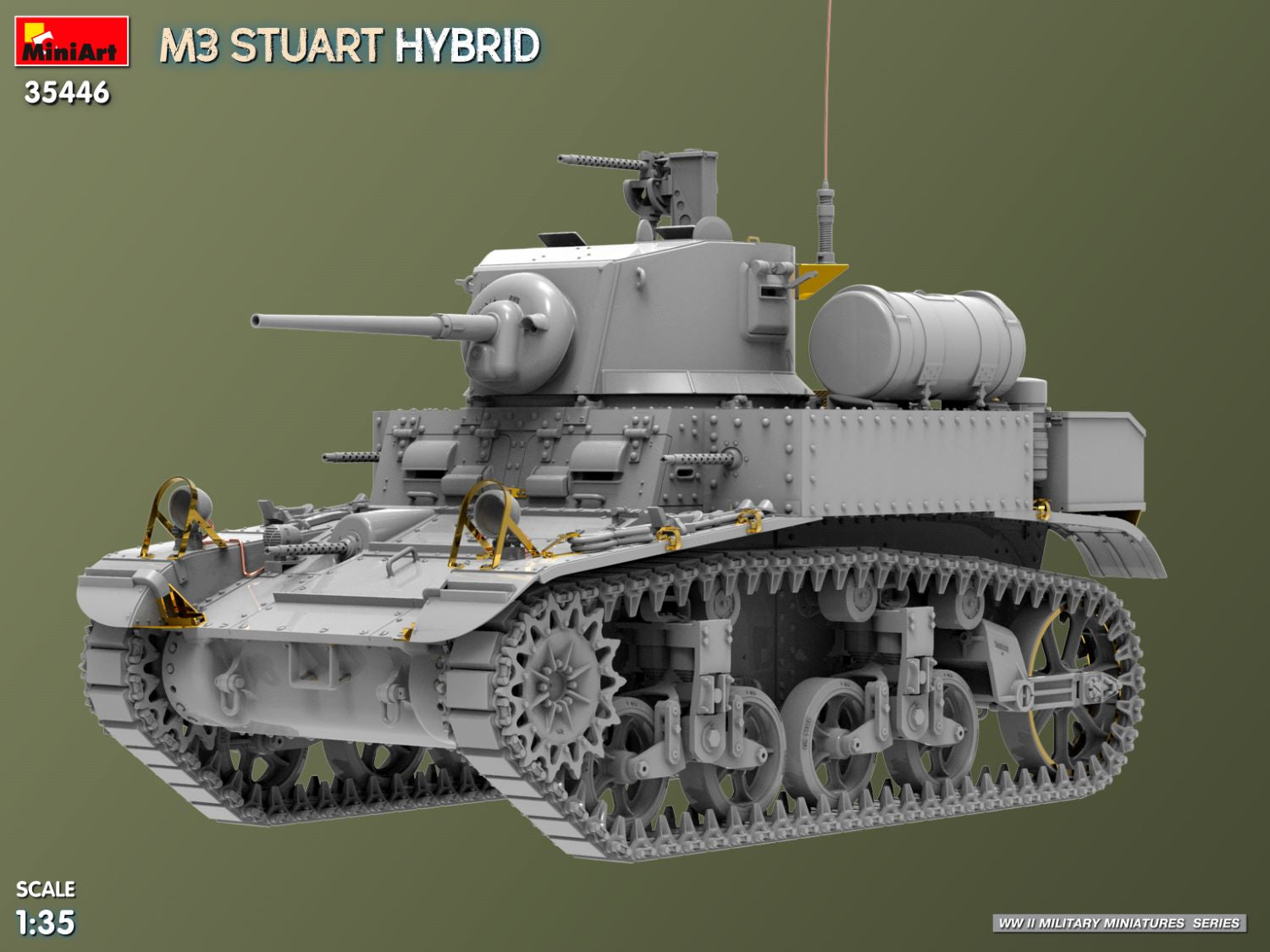 MiniArt 35446 M3 Stuart Hybrid 1/35 – obrázek 6
