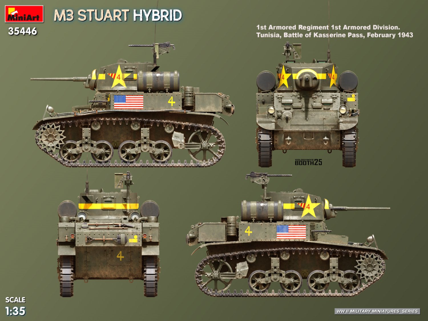 MiniArt 35446 M3 Stuart Hybrid 1/35 – obrázek 11