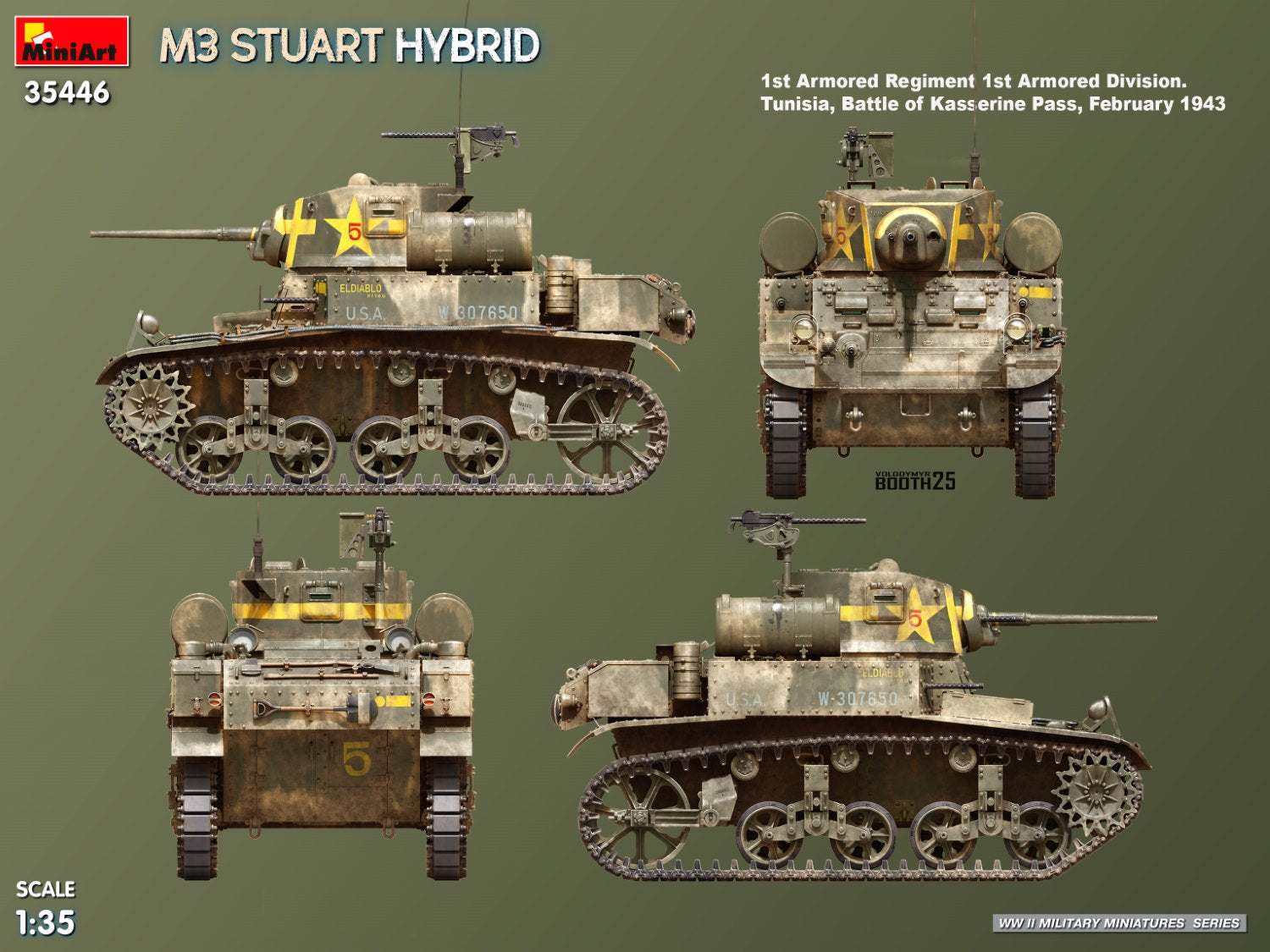 MiniArt 35446 M3 Stuart Hybrid 1/35 – obrázek 12