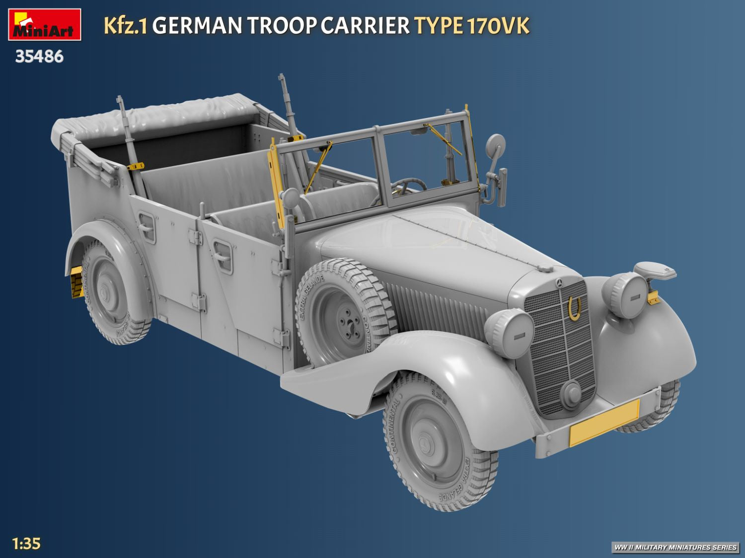 MiniArt 35486 Kfz.1 German Troop Carrier Type 170VK 1/35 – image 5