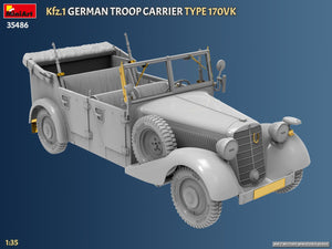 MiniArt 35486 Kfz.1 German Troop Carrier Type 170VK 1/35 – image 5