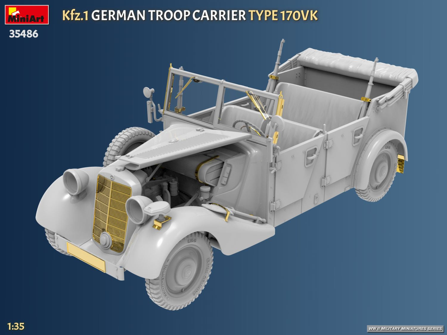 MiniArt 35486 Kfz.1 German Troop Carrier Type 170VK 1/35 – image 6