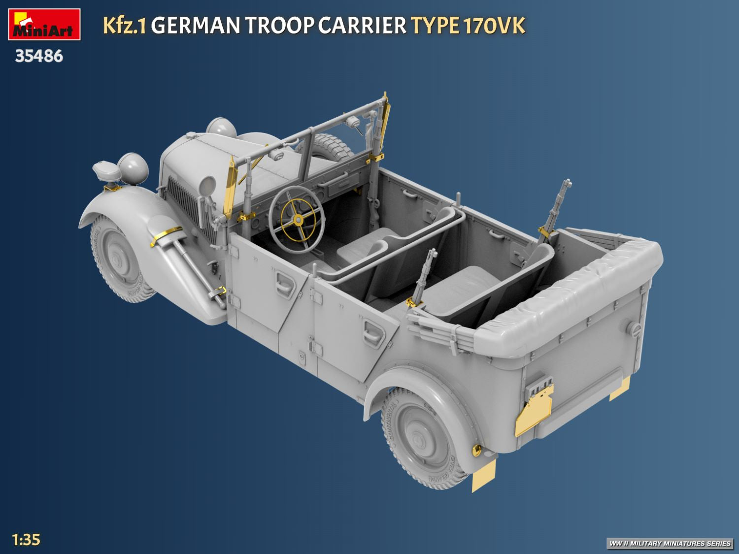 MiniArt 35486 Kfz.1 German Troop Carrier Type 170VK 1/35 – image 7