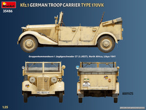 MiniArt 35486 Kfz.1 German Troop Carrier Type 170VK 1/35 – image 13
