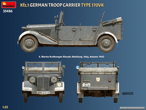 MiniArt 35486 Kfz.1 German Troop Carrier Type 170VK 1/35 – image 14