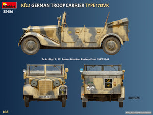 MiniArt 35486 Kfz.1 German Troop Carrier Type 170VK 1/35 – image 15