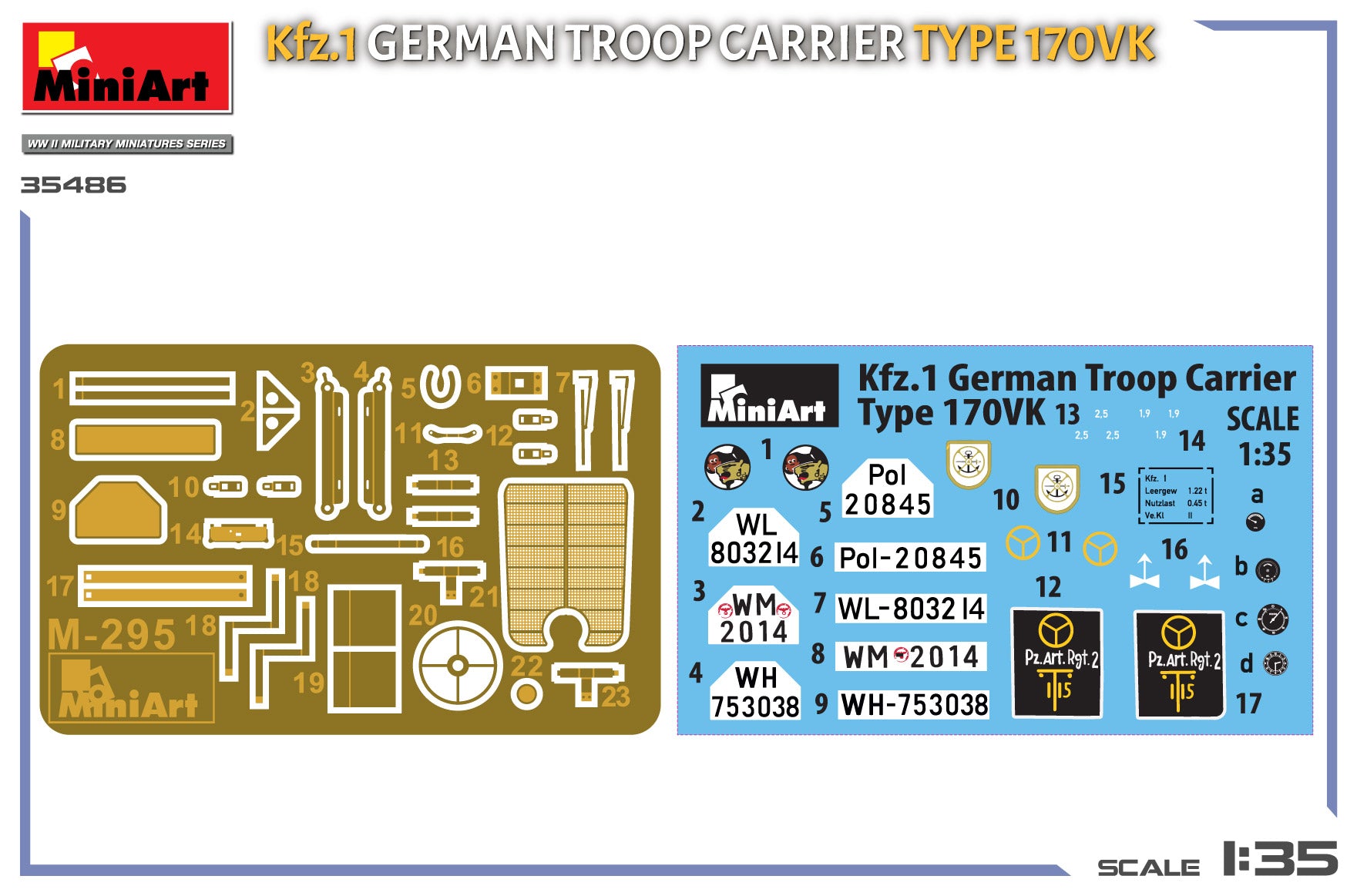 MiniArt 35486 Kfz.1 German Troop Carrier Type 170VK 1/35 – image 2