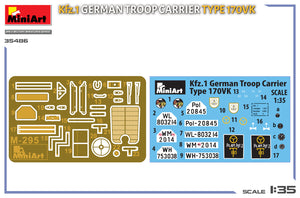MiniArt 35486 Kfz.1 German Troop Carrier Type 170VK 1/35 – image 2