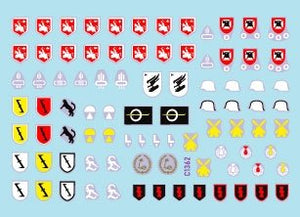 Star Decals 35-C1362 StuG-Abt 4 Generic insignia and unit markings for the Sturmgeschutz units 1/35 – image 2