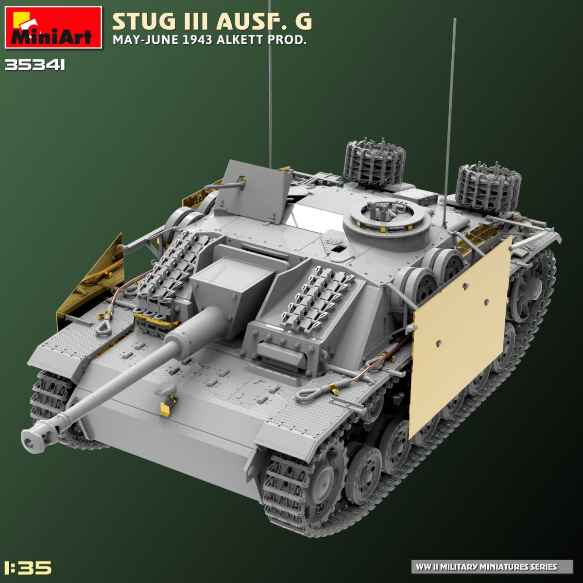 MiniArt 35341 STUG III AUSF. G MAY-JUNE 1943 ALKETT PROD. 1/35 – Bild 8