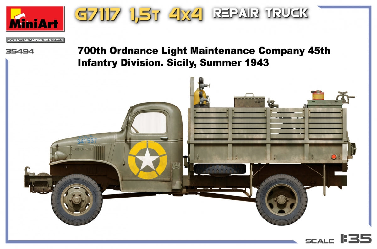 MiniArt 35494 G7117 1.5T 4x4 Repair Truck 1/35 – image 8
