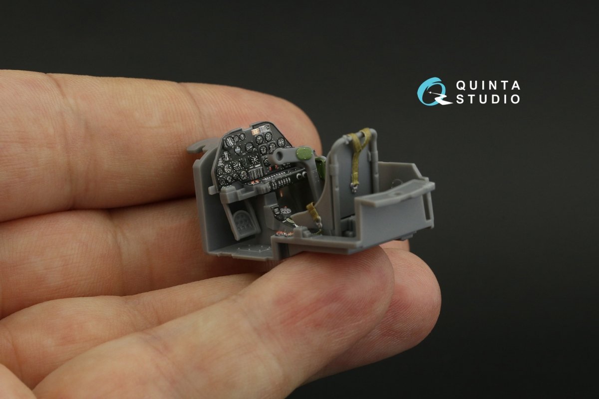 Quinta Studio QD48327 P-38J 3D-Printed &amp;amp; colored Interior on decal paper (Tamiya) 1/48 – image 11