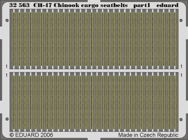 Eduard 32563 CH-47 Chinook cargo seatbelts 1/35 TRUMPETER – image 2