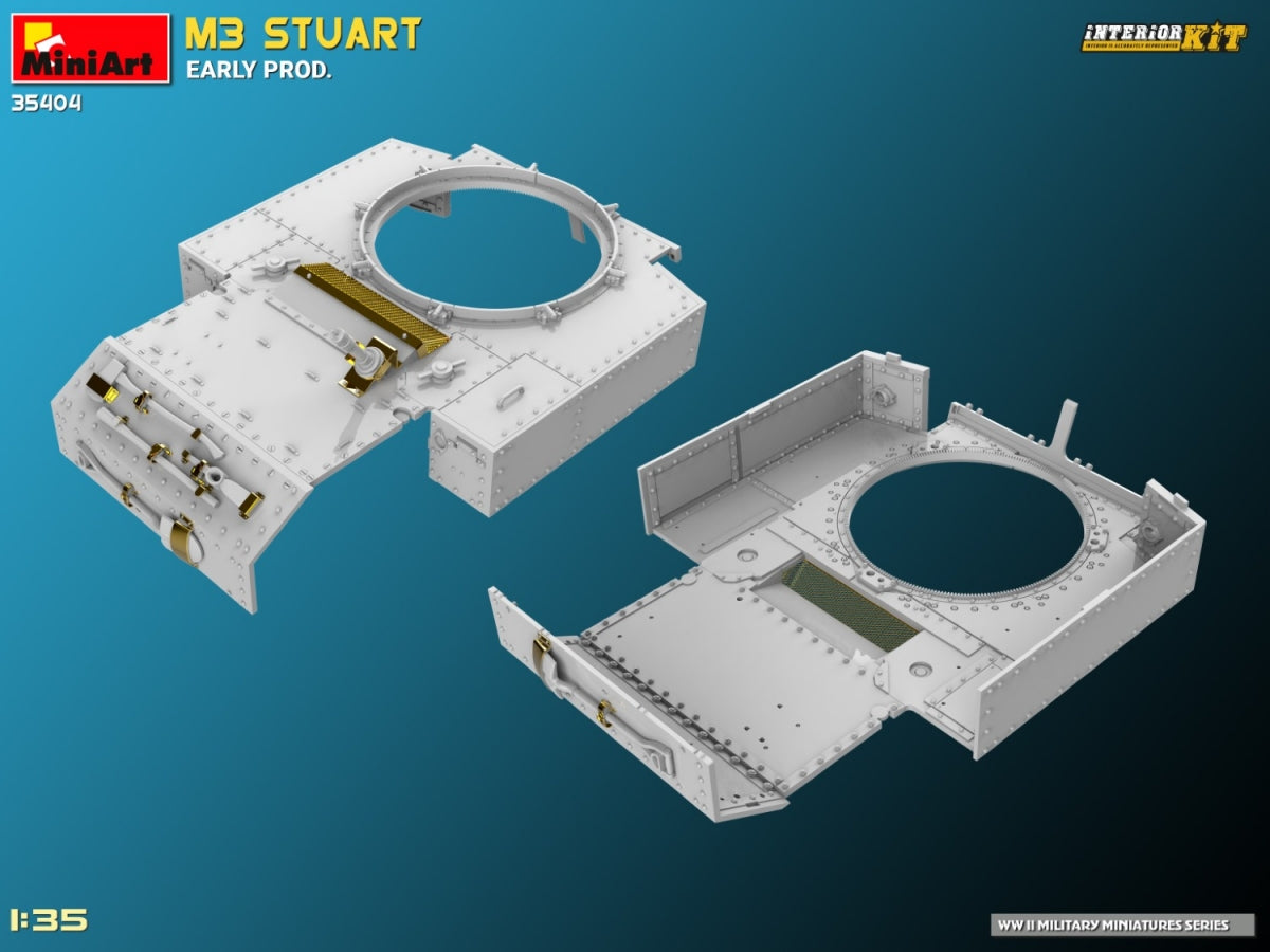 MiniArt 35404 M3 STUART EARLY PROD. INTERIOR KIT 1/35 – image 15
