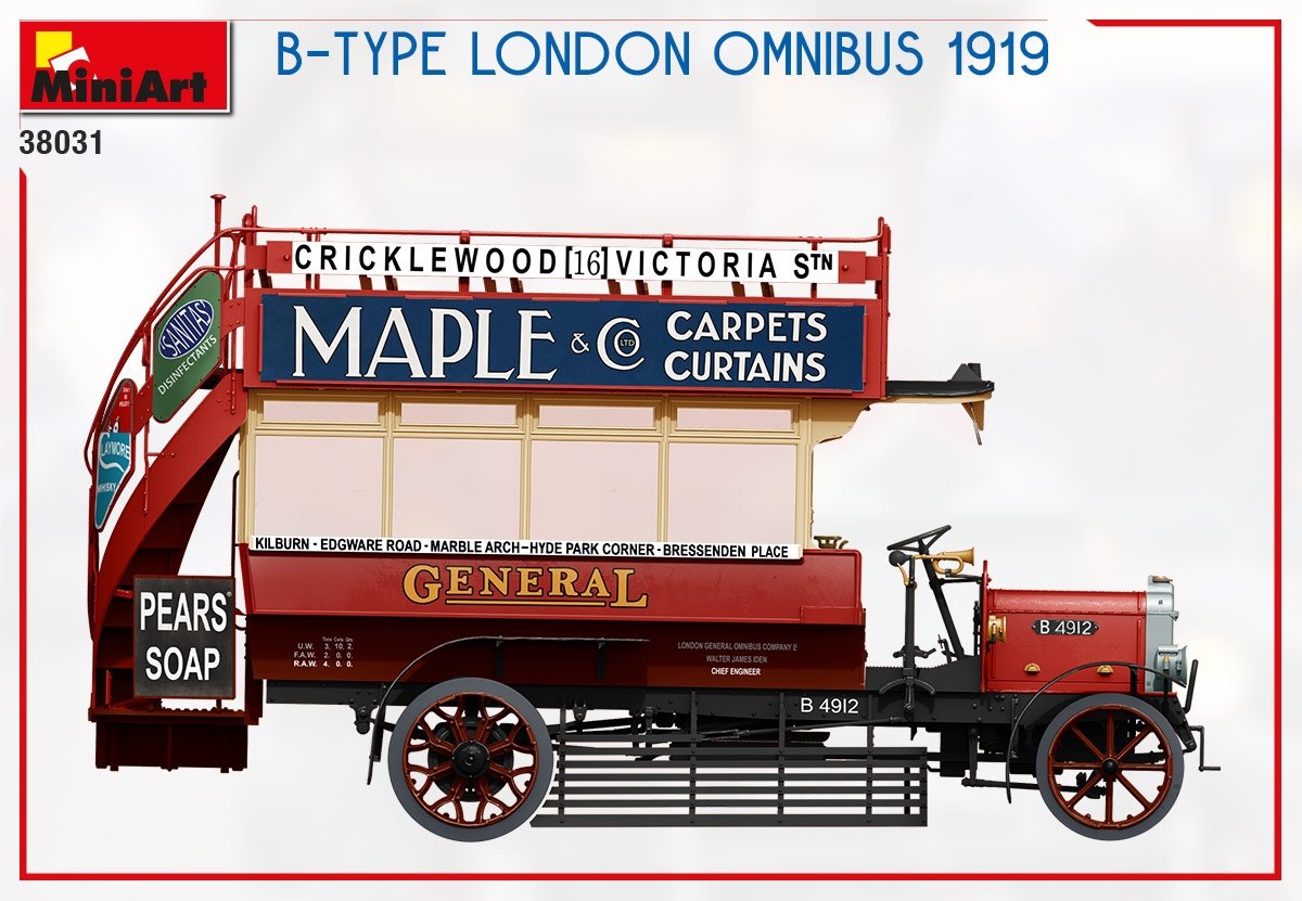 MiniArt 38031 B-TYPE LONDON OMNIBUS 1919 1/35 – image 5