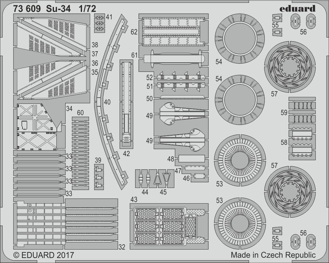 Eduard 73609 Su-34 TRUMPETER 1/72 – image 2