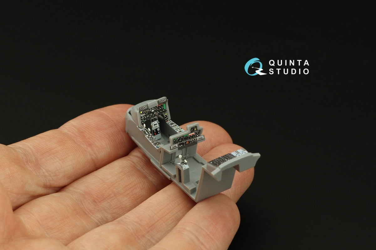 Quinta Studio QD72107 OV-10A Bronco 3D-Printed &amp;amp; colored Interior on decal paper (ICM) 1/72 – Bild 10