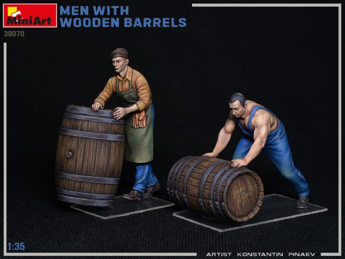 MiniArt 38070 MEN WITH WOODEN BARRELS 1/35 – Bild 2